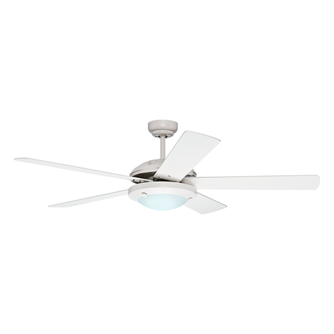 Ventilador De Teto Residencial Solaris Branco Hunter Fan Oficial 220v