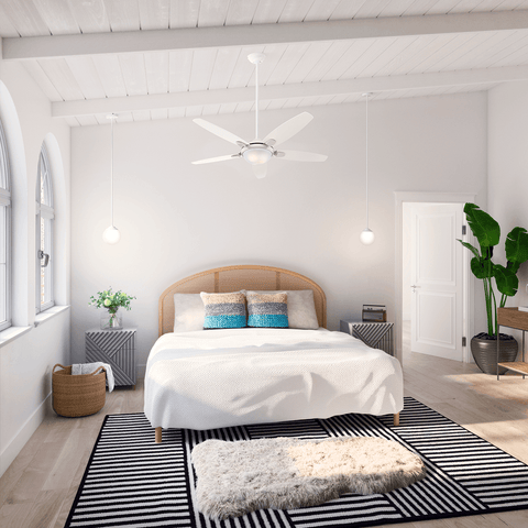 Ventilador de Teto Residencial Contempo Branco Hunter Fan Oficial - imagem alternativa