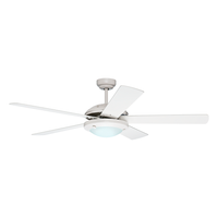 Ventilador De Teto Residencial Solaris Branco Hunter Fan Oficial 220v