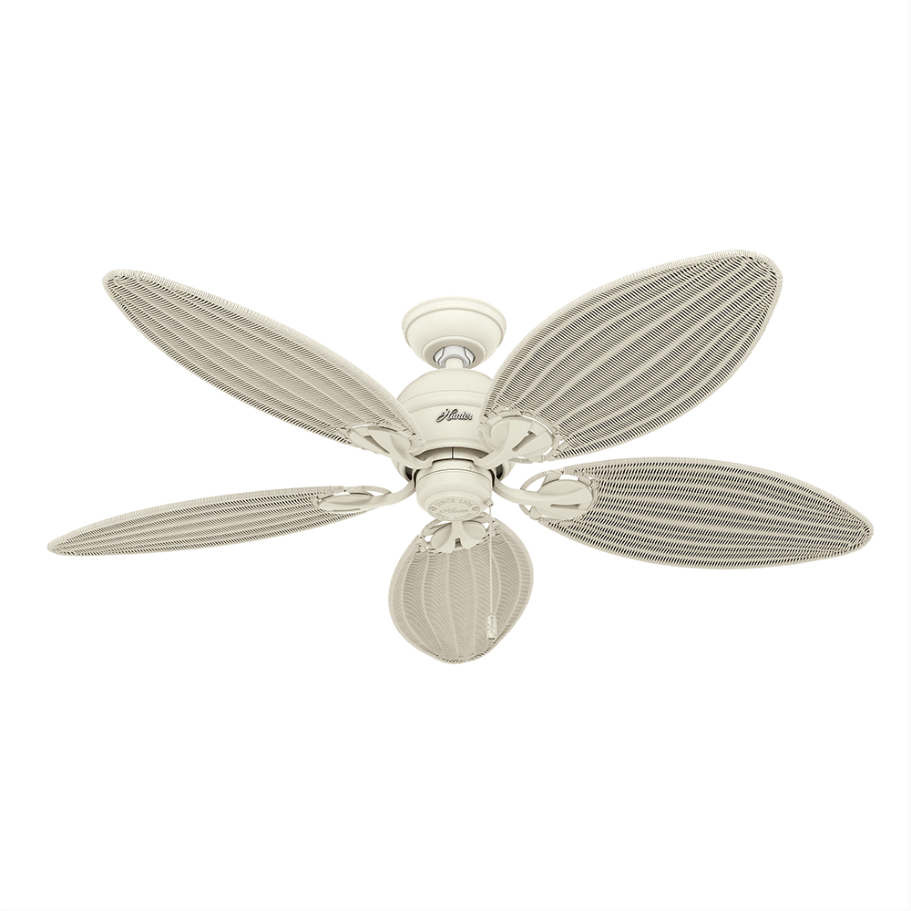 Ventilador de Teto Residencial Caribbean Breeze Branco Hunter Fan Oficial