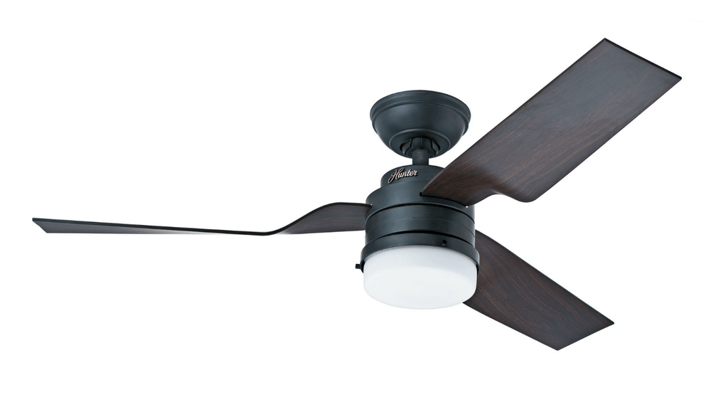 Ventilador de Teto Residencial Avanti Aço Envelhecido Hunter Fan Oficial 220v OUTLET