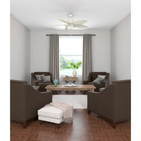 Ventilador de Teto Residencial Caribbean Breeze Vime Creme Hunter Fan Oficial 127v OUTLET