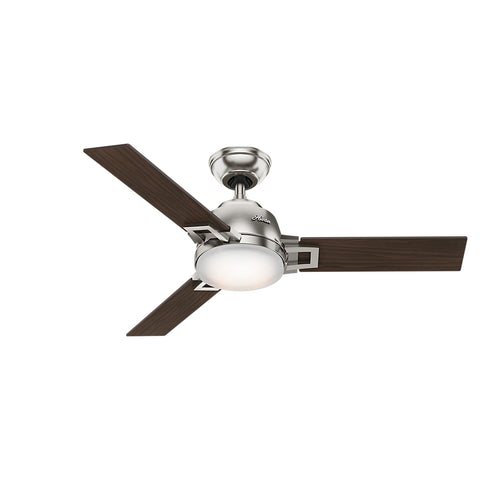 Ventilador de Teto Hunter Fan Philippe Niquel Escovado 220v Outlet