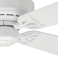 Conjunto Suporte De Pás Para Ventilador Bayport Branco