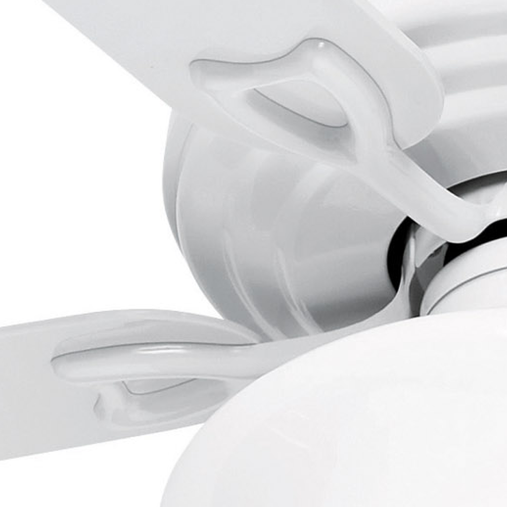 Conjunto de Suporte de Pás - Ventilador Beaufort Branco