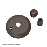 Canopla Para Ventilador de Teto Bronze Novo