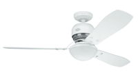 Ventilador de Teto Hunter Fan Lite Industrie Branco 220v Outlet