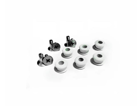 Conjunto de Parafusos e Buchas de Borracha Bayport Branco 220v