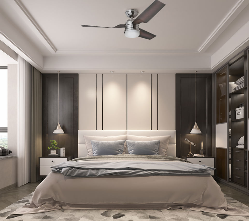 Ventilador de Teto Residencial Avanti Níquel Escovado Hunter Fan Oficial 127v OUTLET