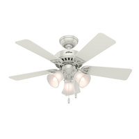 Ventilador de Teto Hunter Fan Beacon Hill Branco 127V OUTLET