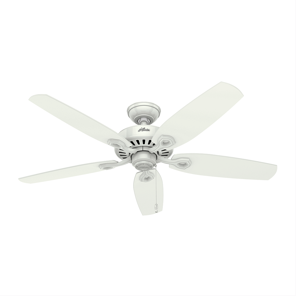 Ventilador de Teto Residencial Builder Plus Branco Hunter Fan Oficial