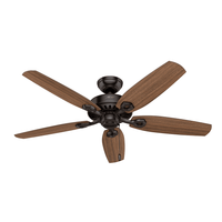 Ventilador de Teto Residencial Builder Plus Bronze Novo Hunter Fan Oficial