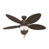 Ventilador de Teto Hunter Fan Caribean Breeze Vime Creme 220v Outlet