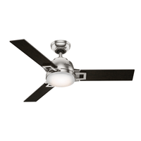 Ventilador de Teto Residencial Philippe Níquel Escovado Hunter Fan Oficial 127v OUTLET